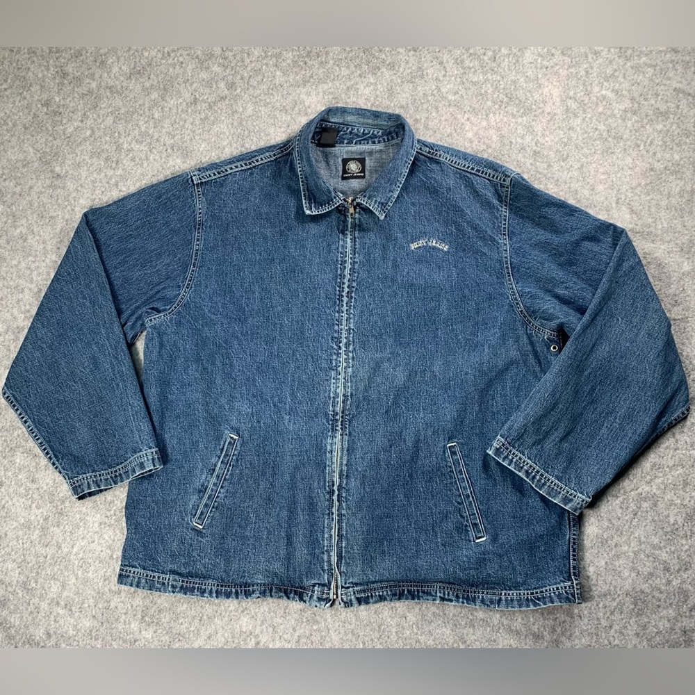 Dkny Men's Denim Zip Jacket - Blue